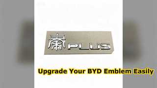 BYD Qin PLUS Rear Emblem Upgrade Easy Install